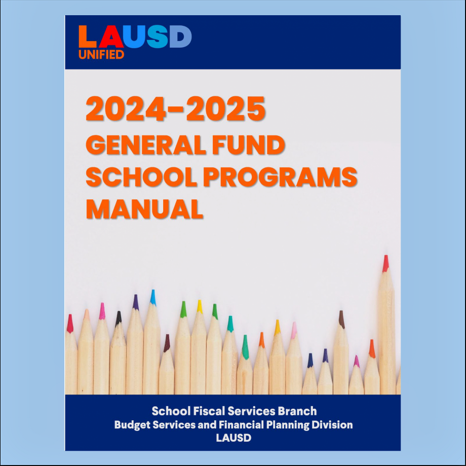 2024-25 General Fund Manual